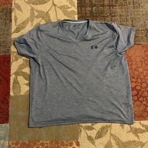 Gray Under Armor Workout Tee